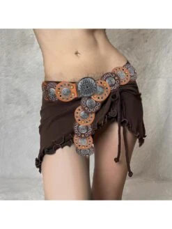 Colorblock PU Asymmetrical Clothing Accessories Belt -Define Your Shop P 20240417165534638 300