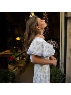 Ruffle V Neck Backless Dress 15 Ruffle V Neck Backless Dress -Define Your Shop P 20240419154003026 967