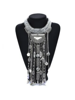 Fringe Crystal Necklace