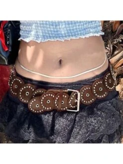 Rivet Pattern Fitted Clothing Accessories