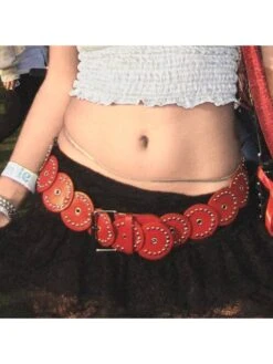 Patchwork Rivet Leather Clothing Accessories Belt