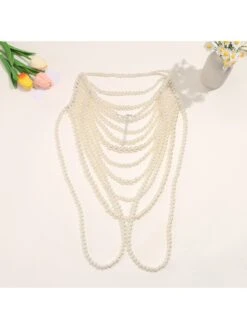 Faux Pearl Clothing Accessories Body Chain -Define Your Shop P 20240429104503910 227
