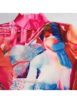 Print Stand Collar Long Sleeve Dress -Define Your Shop P 20240506101507743 503