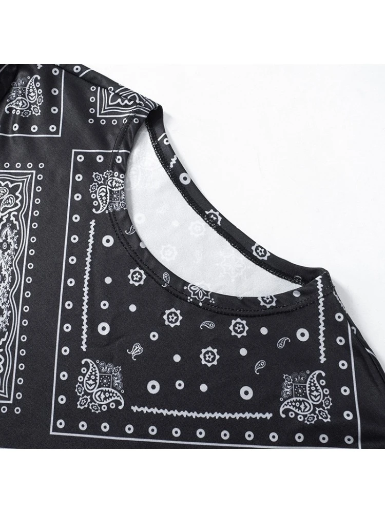 Print Crewneck High Rise Short Sleeve Dress 13 Print Crewneck High Rise Short Sleeve Dress - Image 11