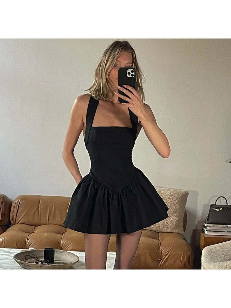 Halter Spaghetti Straps Backless Sleeveless Dresses 7 Halter Spaghetti Straps Backless Sleeveless Dresses - Image 5