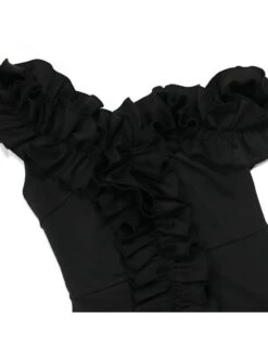 Patchwork Split Hem Sleeveless Dresses -Define Your Shop P 20240511135014928 115