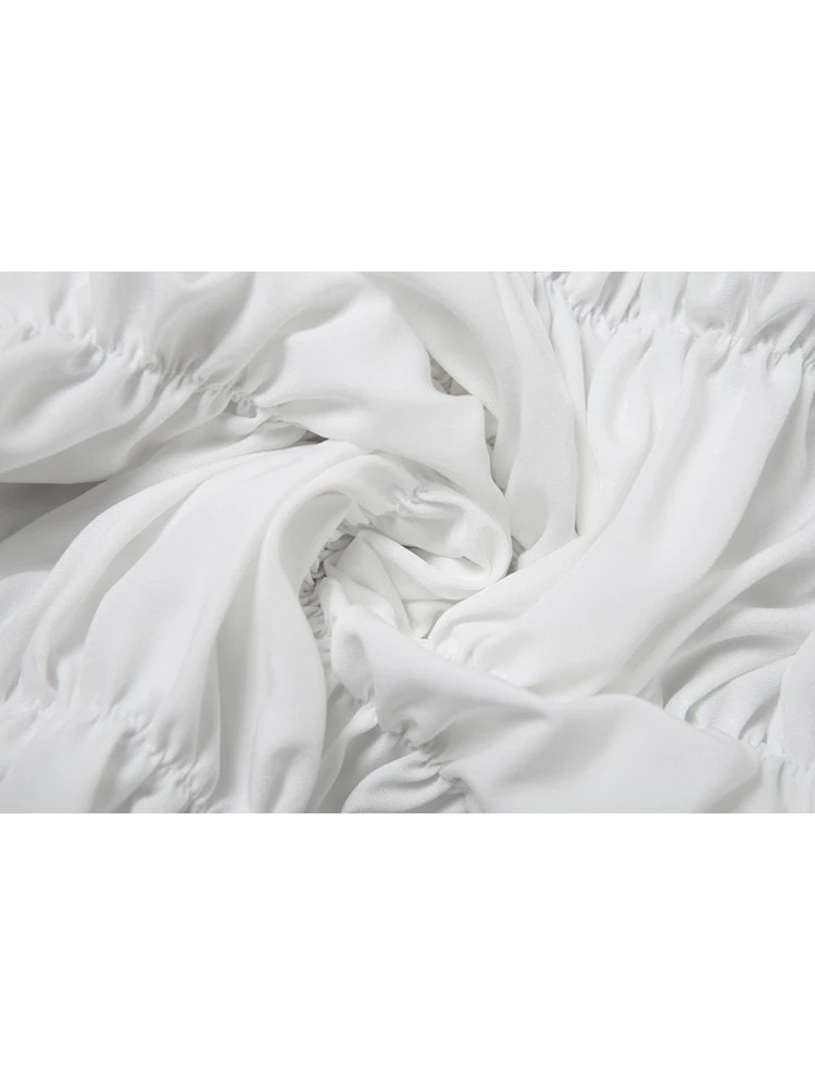 Lace Up Ruched V Neck Mini Dress 19 Lace Up Ruched V Neck Mini Dress - Image 17