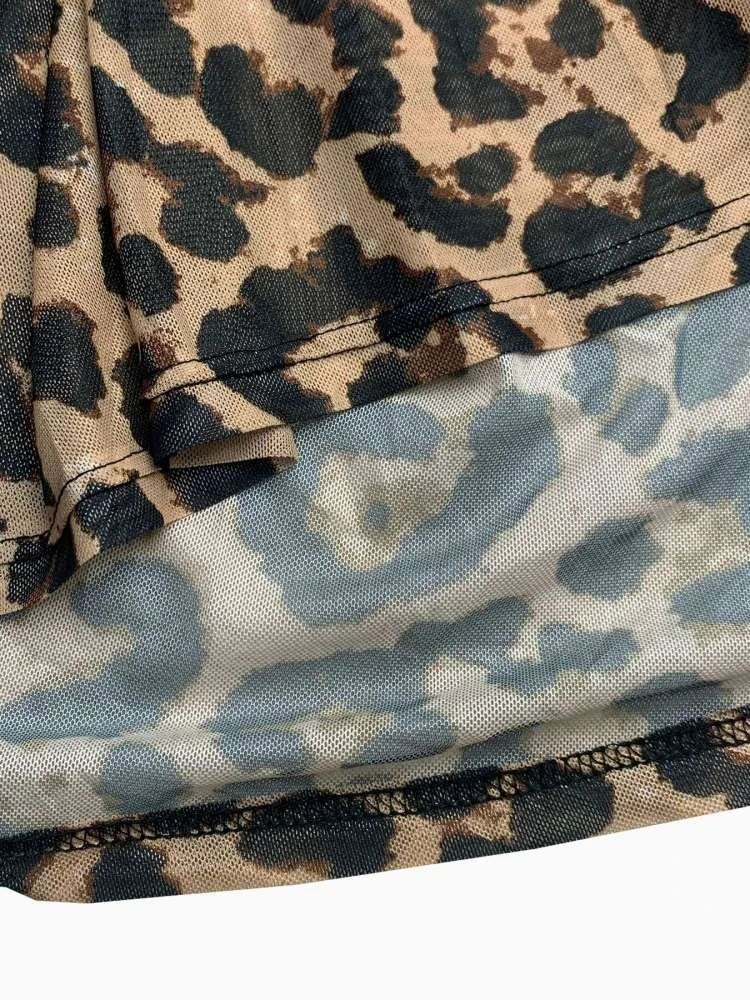 Leopard Printed Wrap Backless Maxi Dress 9 Leopard Printed Wrap Backless Maxi Dress - Image 7