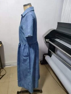 Patchwork Mid-rise Fitted Short Sleeve Dress -Define Your Shop P 20240527112530455 296