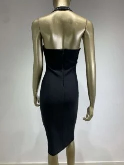 Halter Rhinestone Backless Midi Dresses -Define Your Shop P 20240528153023411 102