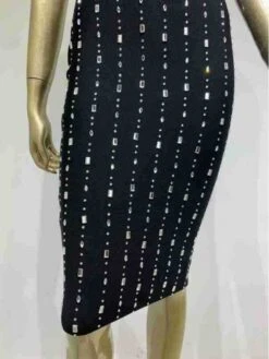 Halter Rhinestone Backless Midi Dresses -Define Your Shop P 20240528153024562 430