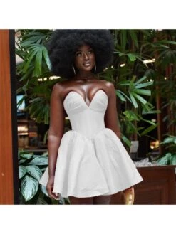 Patchwork Deep V Neck A-line Sleeveless Dresses 5 Patchwork Deep V Neck A-line Sleeveless Dresses -Define Your Shop P 20240529163518928 319