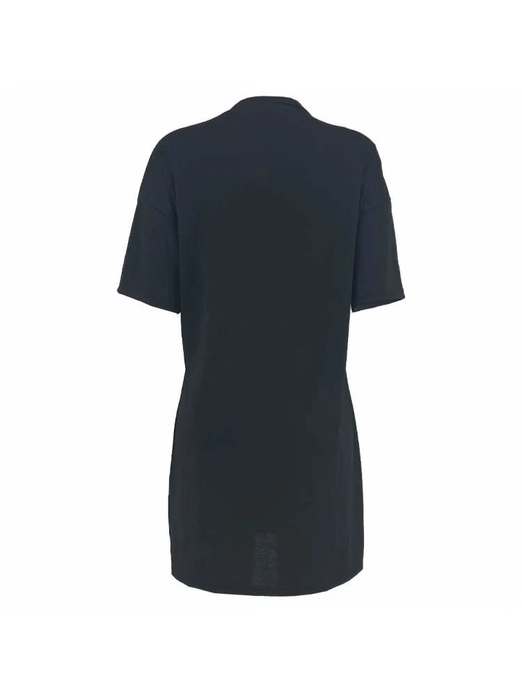 Letter Pattern Loose Short Sleeve Dress 11 Letter Pattern Loose Short Sleeve Dress - Image 9