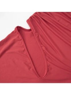 Knot Hollow Out One Shoulder Maxi Dress 38 Knot Hollow Out One Shoulder Maxi Dress -Define Your Shop P 20240605184026313 739