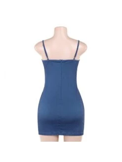Burn-Out Spaghetti Straps Fitted Sleeveless Dresses -Define Your Shop P 20240606122004337 625