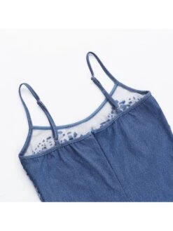 Burn-Out Spaghetti Straps Fitted Sleeveless Dresses -Define Your Shop P 20240606122007307 802