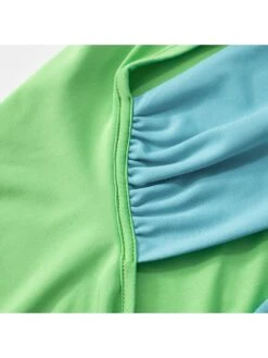 Colorblock Halter Short Sleeve Mini Dress 29 Colorblock Halter Short Sleeve Mini Dress -Define Your Shop P 20240606184012862 918