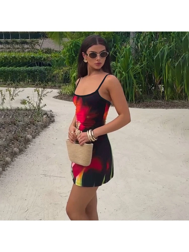 Square Neck Sleeveless Backless Sleeveless Dresses 4 Square Neck Sleeveless Backless Sleeveless Dresses - Image 2