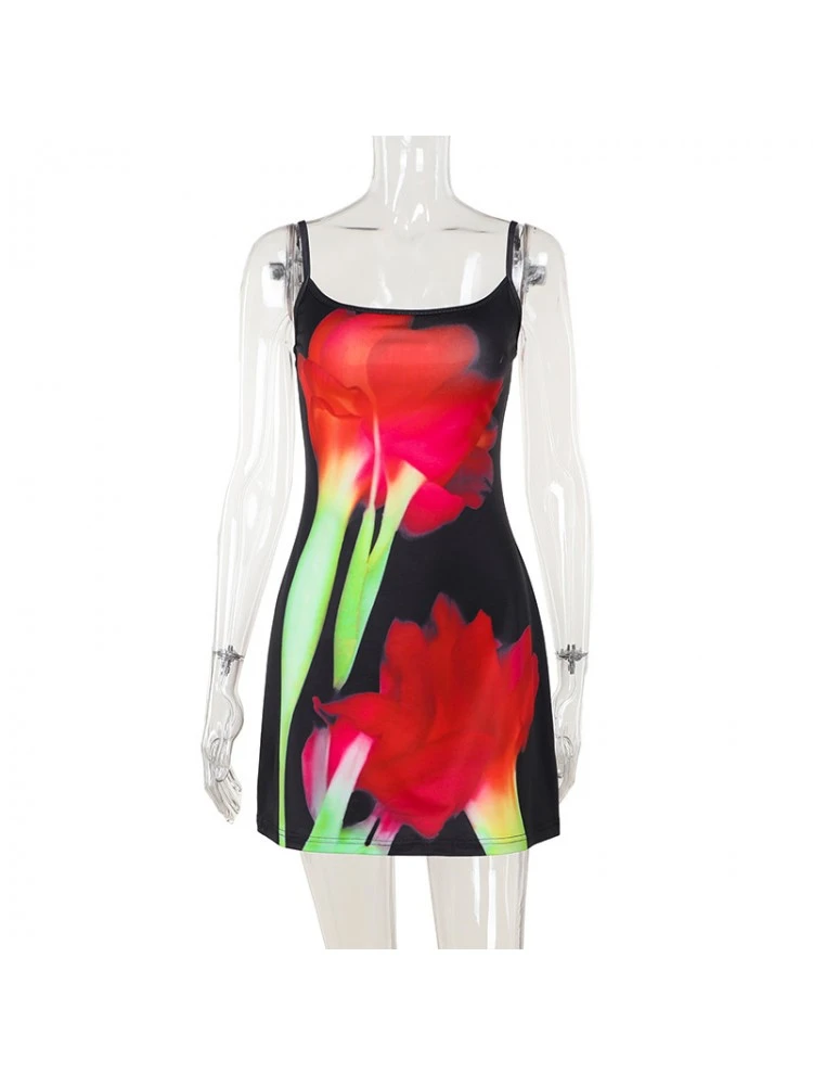 Square Neck Sleeveless Backless Sleeveless Dresses 5 Square Neck Sleeveless Backless Sleeveless Dresses - Image 3