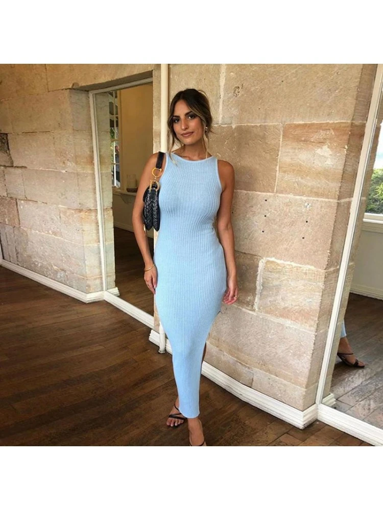 Reversible Knot Hollow Out Sleeveless Dress 5 Reversible Knot Hollow Out Sleeveless Dress - Image 3