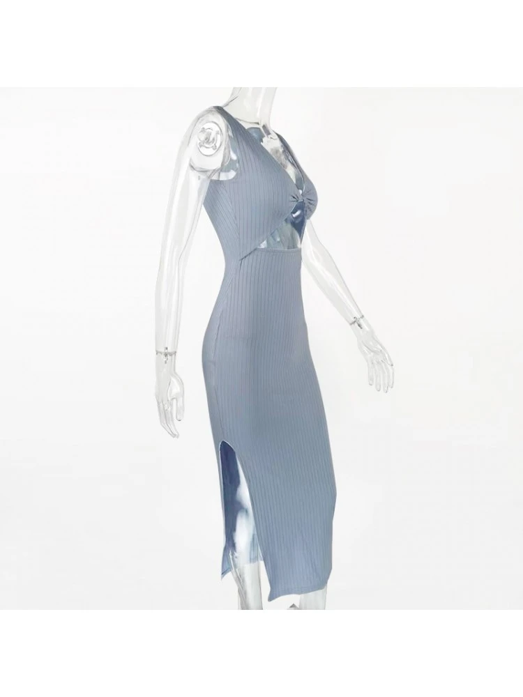 Reversible Knot Hollow Out Sleeveless Dress 11 Reversible Knot Hollow Out Sleeveless Dress - Image 9