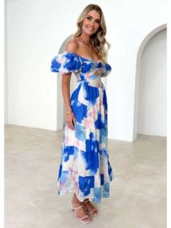 Ruffle Boat Neck Off Shoulder Maxi Dress 14 Ruffle Boat Neck Off Shoulder Maxi Dress -Define Your Shop P 20240614170433411 762