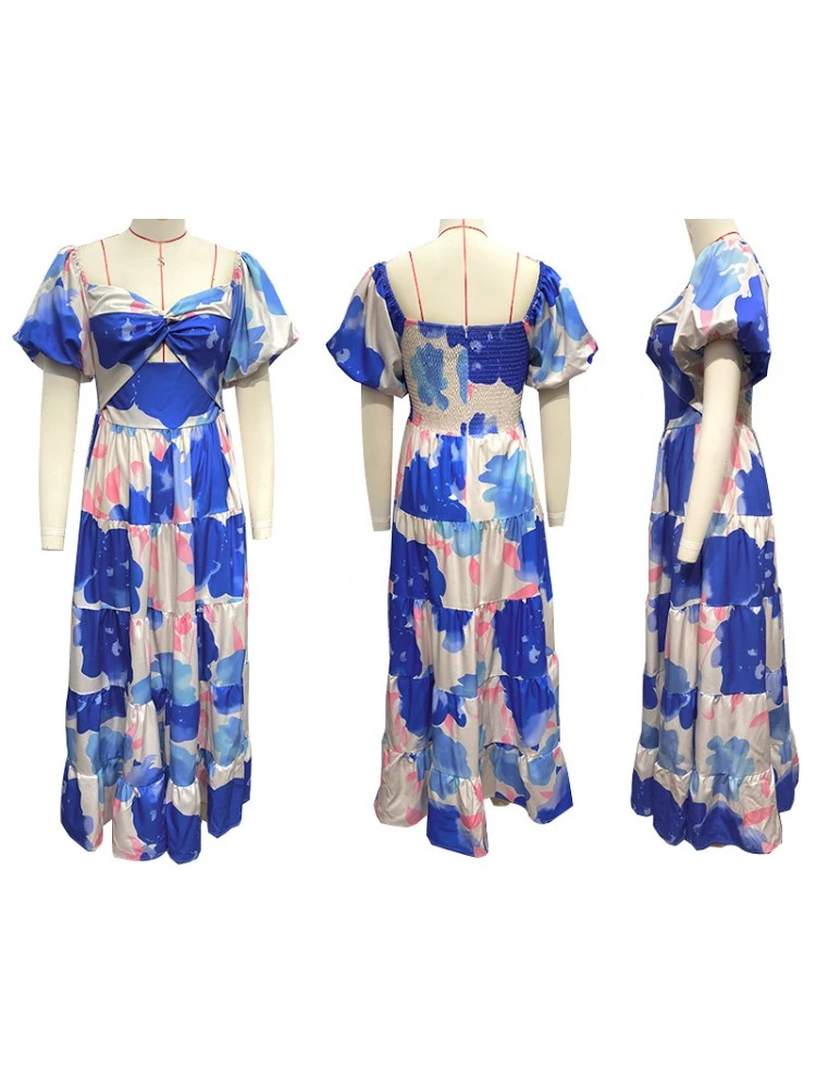 Ruffle Boat Neck Off Shoulder Maxi Dress 9 Ruffle Boat Neck Off Shoulder Maxi Dress - Image 7