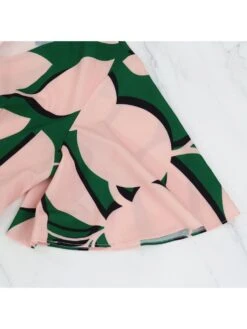 Print High Rise Tiered Short Sleeve Dress -Define Your Shop P 20240618084842585 183