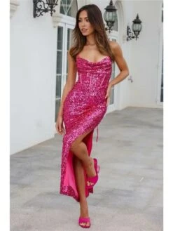 Sequin Tie-wrap Backless Spaghetti Straps Dresses 22 Sequin Tie-wrap Backless Spaghetti Straps Dresses -Define Your Shop P 20240619103209198 646