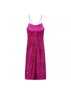 Sequin Tie-wrap Backless Spaghetti Straps Dresses 25 Sequin Tie-wrap Backless Spaghetti Straps Dresses -Define Your Shop P 20240619103211120 177
