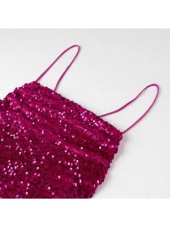 Sequin Tie-wrap Backless Spaghetti Straps Dresses 26 Sequin Tie-wrap Backless Spaghetti Straps Dresses -Define Your Shop P 20240619103211648 345