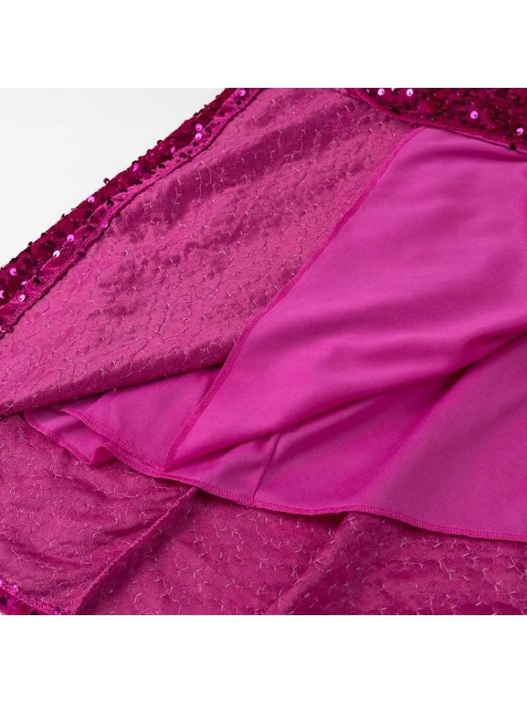 Sequin Tie-wrap Backless Spaghetti Straps Dresses 16 Sequin Tie-wrap Backless Spaghetti Straps Dresses - Image 14