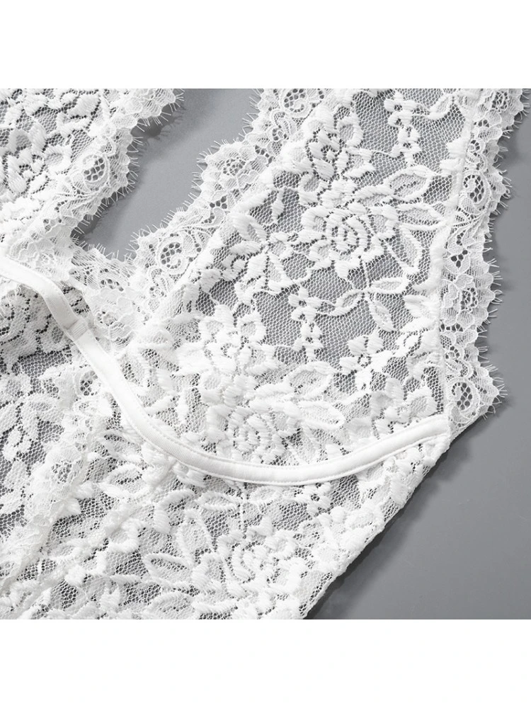 Patchwork Halter Neck Lace Sleeveless Maxi Dresses 17 Patchwork Halter Neck Lace Sleeveless Maxi Dresses - Image 15