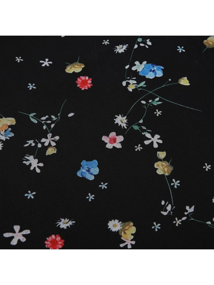 Disty Floral Printing Bow Short Sleeve Sheath Dress 18 Disty Floral Printing Bow Short Sleeve Sheath Dress - Image 16